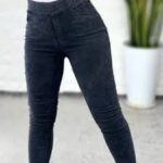 شلوار نیل لول ذغالی زنانه