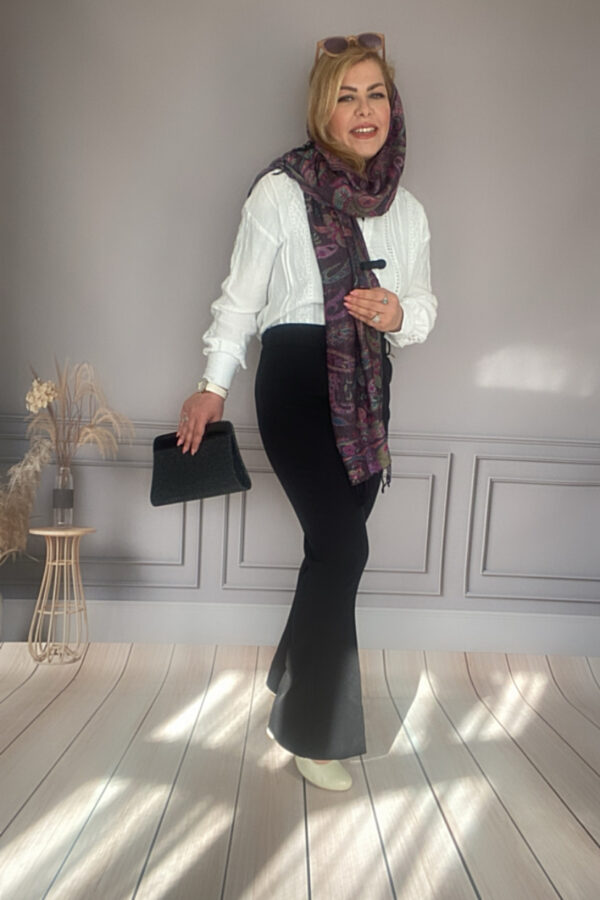 شلوار بوتکات کرپ مازراتی