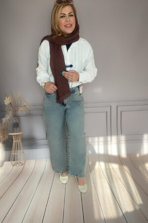 شلوار واید لگ کثیف‌شور